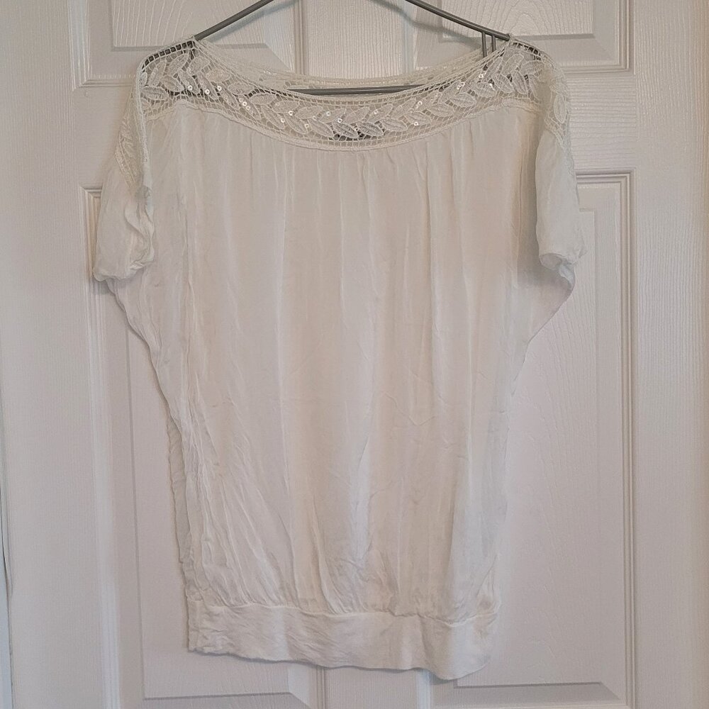 Silk Grecian Sparkle Blouse
